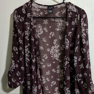Long Sleeve Sheer Tunic